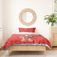 Custom Chile Football Bedding Set Vamos La Roja
