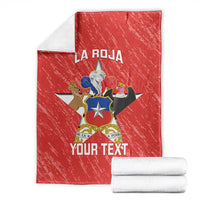 Custom Chile Football Blanket Vamos La Roja