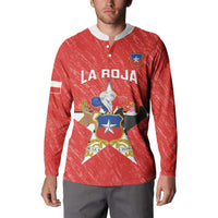 Custom Chile Football Button Sweatshirt Vamos La Roja