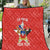 Custom Chile Football Quilt Vamos La Roja