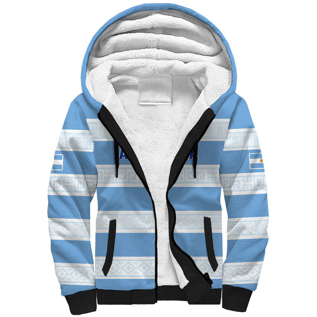 Argentina Rugby Sherpa Hoodie Los Pumas 2023 Go Champions Unique Style - Wonder Print Shop