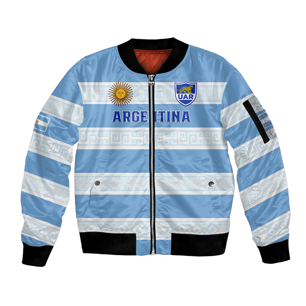 argentina-rugby-sleeve-zip-bomber-jacket-los-pumas-2023-go-champions-unique-style