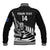 Personalised New Zealand Silver Fern Rugby Baseball Jacket All Black 2024 Go Champions Maori Pattern - Wonder Print Shop