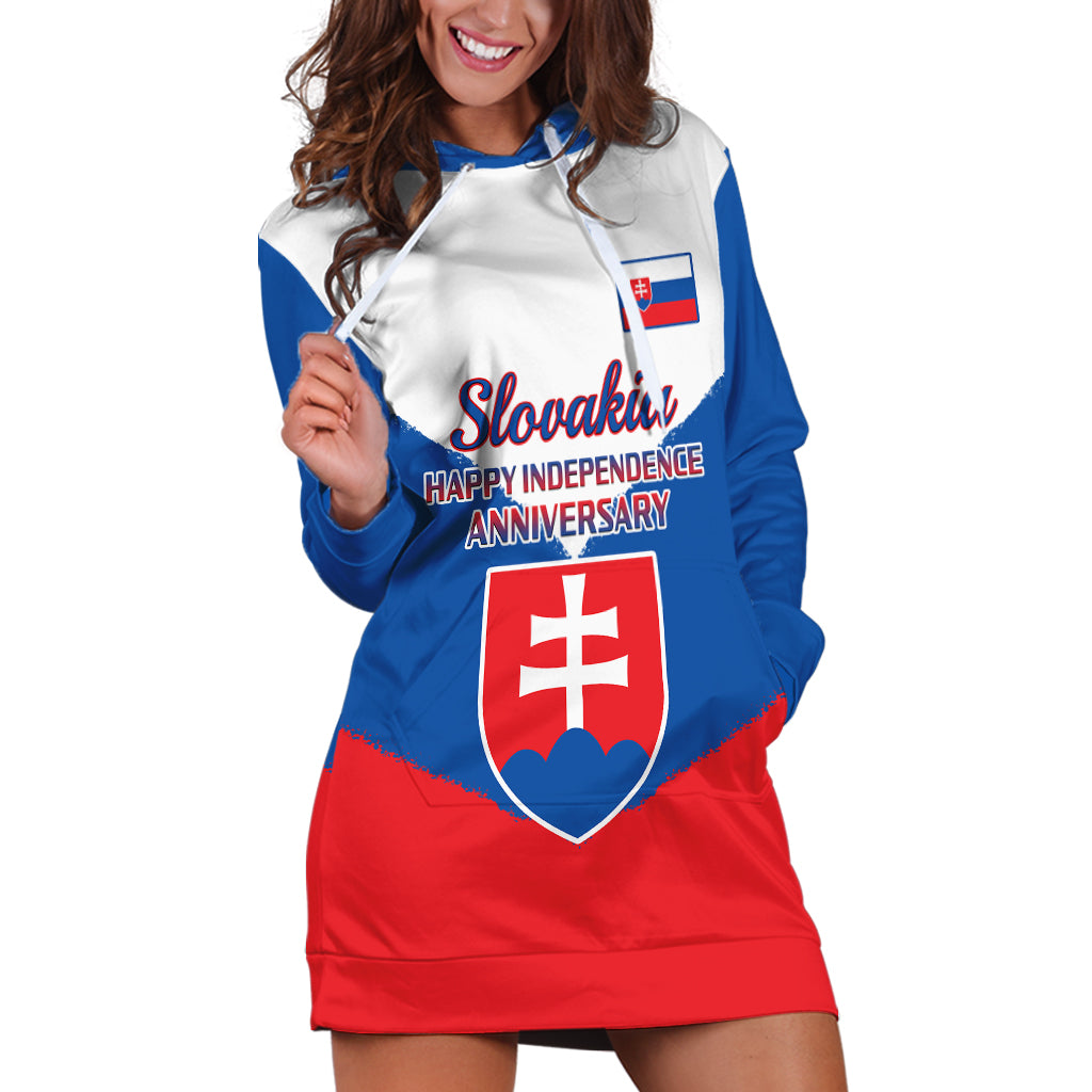 17 July Slovakia Independence Day Hoodie Dress Proud To Be Slovensko - Wonder Print Shop