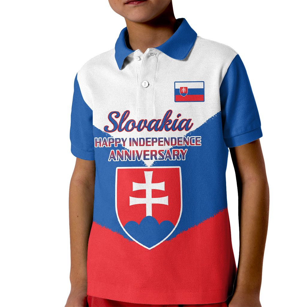 17 July Slovakia Independence Day Kid Polo Shirt Proud To Be Slovensko - Wonder Print Shop