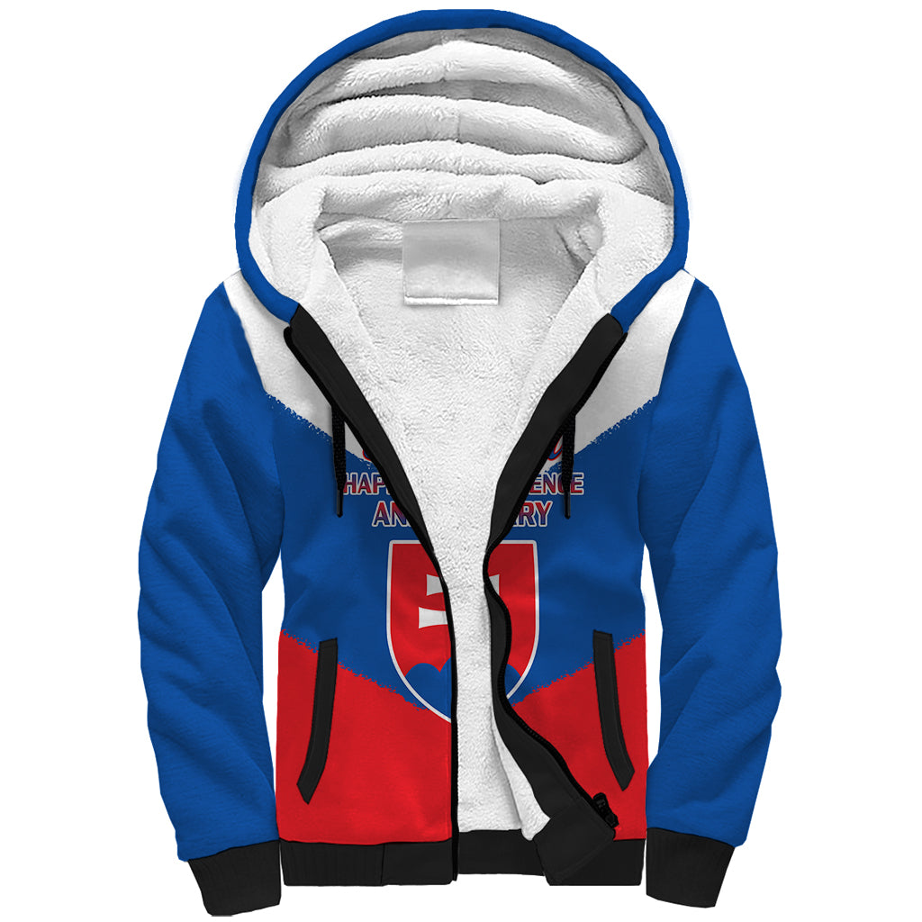 17 July Slovakia Independence Day Sherpa Hoodie Proud To Be Slovensko - Wonder Print Shop