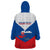 Personalised 17 July Slovakia Independence Day Wearable Blanket Hoodie Proud To Be Slovensko - Wonder Print Shop