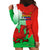 Pride Cymru Hoodie Dress 2023 Wales LGBT With Welsh Red Dragon - Wonder Print Shop