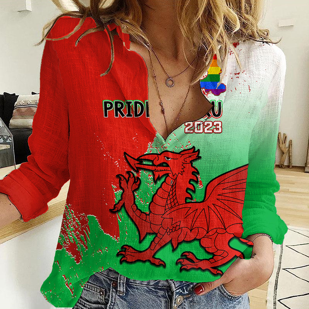 pride-cymru-women-casual-shirt-2023-wales-lgbt-with-welsh-red-dragon