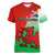 Pride Cymru Women V Neck T Shirt 2023 Wales LGBT With Welsh Red Dragon - Wonder Print Shop