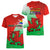 Pride Cymru Women V Neck T Shirt 2023 Wales LGBT With Welsh Red Dragon - Wonder Print Shop