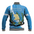 Guatemala Independence Day Baseball Jacket Coat Of Arms With Resplendent Quetzal Grunge Style - Wonder Print Shop