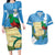 Guatemala Independence Day Couples Matching Long Sleeve Bodycon Dress and Hawaiian Shirt Coat Of Arms With Resplendent Quetzal Grunge Style - Wonder Print Shop