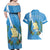 Guatemala Independence Day Couples Matching Off Shoulder Maxi Dress and Hawaiian Shirt Coat Of Arms With Resplendent Quetzal Grunge Style - Wonder Print Shop