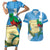 Guatemala Independence Day Couples Matching Short Sleeve Bodycon Dress and Hawaiian Shirt Coat Of Arms With Resplendent Quetzal Grunge Style - Wonder Print Shop