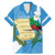 Guatemala Independence Day Family Matching Mermaid Dress and Hawaiian Shirt Coat Of Arms With Resplendent Quetzal Grunge Style - Wonder Print Shop