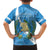 Guatemala Independence Day Family Matching Off The Shoulder Long Sleeve Dress and Hawaiian Shirt Coat Of Arms With Resplendent Quetzal Grunge Style - Wonder Print Shop