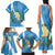 Guatemala Independence Day Family Matching Tank Maxi Dress and Hawaiian Shirt Coat Of Arms With Resplendent Quetzal Grunge Style - Wonder Print Shop