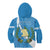 Guatemala Independence Day Kid Hoodie Coat Of Arms With Resplendent Quetzal Grunge Style - Wonder Print Shop