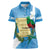 Guatemala Independence Day Women Polo Shirt Coat Of Arms With Resplendent Quetzal Grunge Style - Wonder Print Shop