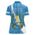 Guatemala Independence Day Women Polo Shirt Coat Of Arms With Resplendent Quetzal Grunge Style - Wonder Print Shop