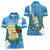 Guatemala Independence Day Women Polo Shirt Coat Of Arms With Resplendent Quetzal Grunge Style - Wonder Print Shop