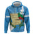 Guatemala Independence Day Zip Hoodie Coat Of Arms With Resplendent Quetzal Grunge Style - Wonder Print Shop