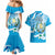 Guatemala Independence Day Couples Matching Mermaid Dress and Hawaiian Shirt Since 1821 Coat Of Arms With Tikal - Wonder Print Shop