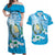 Guatemala Independence Day Couples Matching Off Shoulder Maxi Dress and Hawaiian Shirt Since 1821 Coat Of Arms With Tikal - Wonder Print Shop