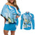 Guatemala Independence Day Couples Matching Off Shoulder Short Dress and Long Sleeve Button Shirt Since 1821 Coat Of Arms With Tikal - Wonder Print Shop