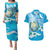 Guatemala Independence Day Couples Matching Puletasi and Hawaiian Shirt Since 1821 Coat Of Arms With Tikal - Wonder Print Shop