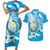 Guatemala Independence Day Couples Matching Short Sleeve Bodycon Dress and Hawaiian Shirt Since 1821 Coat Of Arms With Tikal - Wonder Print Shop