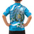 Guatemala Independence Day Family Matching Long Sleeve Bodycon Dress and Hawaiian Shirt Since 1821 Coat Of Arms With Tikal - Wonder Print Shop