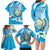 Guatemala Independence Day Family Matching Long Sleeve Bodycon Dress and Hawaiian Shirt Since 1821 Coat Of Arms With Tikal - Wonder Print Shop