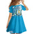 Guatemala Independence Day Family Matching Mermaid Dress and Hawaiian Shirt Since 1821 Coat Of Arms With Tikal - Wonder Print Shop