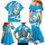 Guatemala Independence Day Family Matching Mermaid Dress and Hawaiian Shirt Since 1821 Coat Of Arms With Tikal - Wonder Print Shop