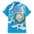 Guatemala Independence Day Family Matching Mermaid Dress and Hawaiian Shirt Since 1821 Coat Of Arms With Tikal - Wonder Print Shop