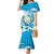 Guatemala Independence Day Family Matching Mermaid Dress and Hawaiian Shirt Since 1821 Coat Of Arms With Tikal - Wonder Print Shop