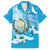 Guatemala Independence Day Family Matching Off The Shoulder Long Sleeve Dress and Hawaiian Shirt Since 1821 Coat Of Arms With Tikal - Wonder Print Shop