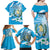 Guatemala Independence Day Family Matching Off Shoulder Maxi Dress and Hawaiian Shirt Since 1821 Coat Of Arms With Tikal - Wonder Print Shop