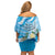 Guatemala Independence Day Family Matching Off Shoulder Short Dress and Hawaiian Shirt Since 1821 Coat Of Arms With Tikal - Wonder Print Shop