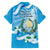 Guatemala Independence Day Family Matching Puletasi and Hawaiian Shirt Since 1821 Coat Of Arms With Tikal - Wonder Print Shop