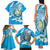 Guatemala Independence Day Family Matching Tank Maxi Dress and Hawaiian Shirt Since 1821 Coat Of Arms With Tikal - Wonder Print Shop