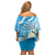 Guatemala Independence Day Off Shoulder Short Dress Since 1821 Coat Of Arms With Tikal - Wonder Print Shop