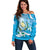 Guatemala Independence Day Off Shoulder Sweater Since 1821 Coat Of Arms With Tikal - Wonder Print Shop