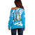 Guatemala Independence Day Off Shoulder Sweater Since 1821 Coat Of Arms With Tikal - Wonder Print Shop