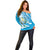 Guatemala Independence Day Off Shoulder Sweater Since 1821 Coat Of Arms With Tikal - Wonder Print Shop