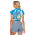 Guatemala Independence Day Raglan Cropped T Shirt Since 1821 Coat Of Arms With Tikal - Wonder Print Shop