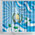 Guatemala Independence Day Shower Curtain Since 1821 Coat Of Arms With Tikal