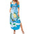 Guatemala Independence Day Summer Maxi Dress Since 1821 Coat Of Arms With Tikal - Wonder Print Shop